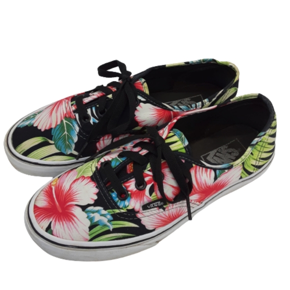 Vans Shoes - Vans shoes, size 7.5 women's, Hawaiian lac…